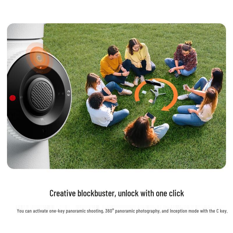 AI-стабилизатор для смартфона Insta360 Flow 2 с функцией отслеживания (Китайская версия)