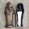 Mini Sarcophagus Prop Mummy Pharaoh Model Pharaoh Statue Miniature Figurine Home Decoration