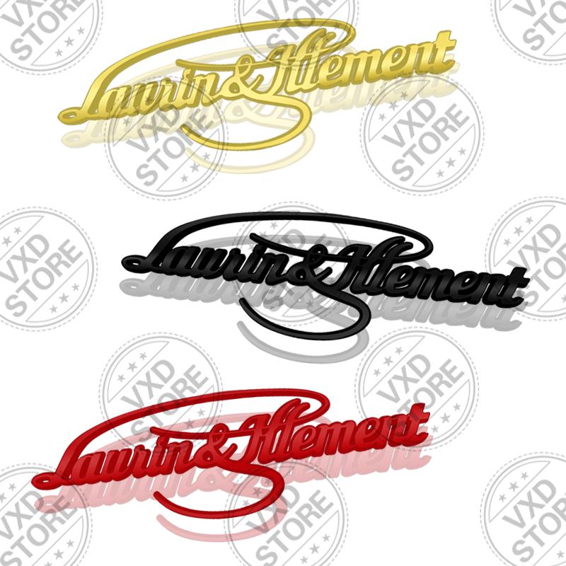 AAAIY1 For L&K Laurin & Klement Kodiaq Octavia Superb Scala Karoq skoda Car 3D Metal Badge Decals Sticker Car Rear Trunk Emblem