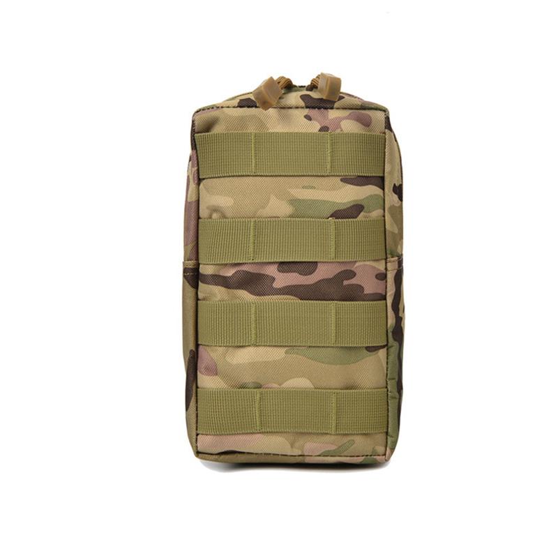 Прочный ремень Камуфляжный подсумок Охота Страйкбол 600D Оксфорд Открытый Военный Тактический Подсумок EDC Molle Инструмент Молния Пояс Аксессуары