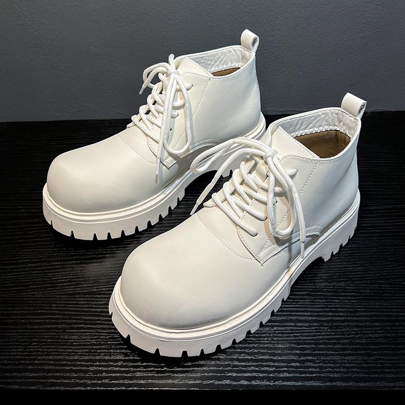 Ботинки Martin среднего размера мужские туфли Mickey Derby белые туфли с большим берцем высокие летние ботинки 18922-B