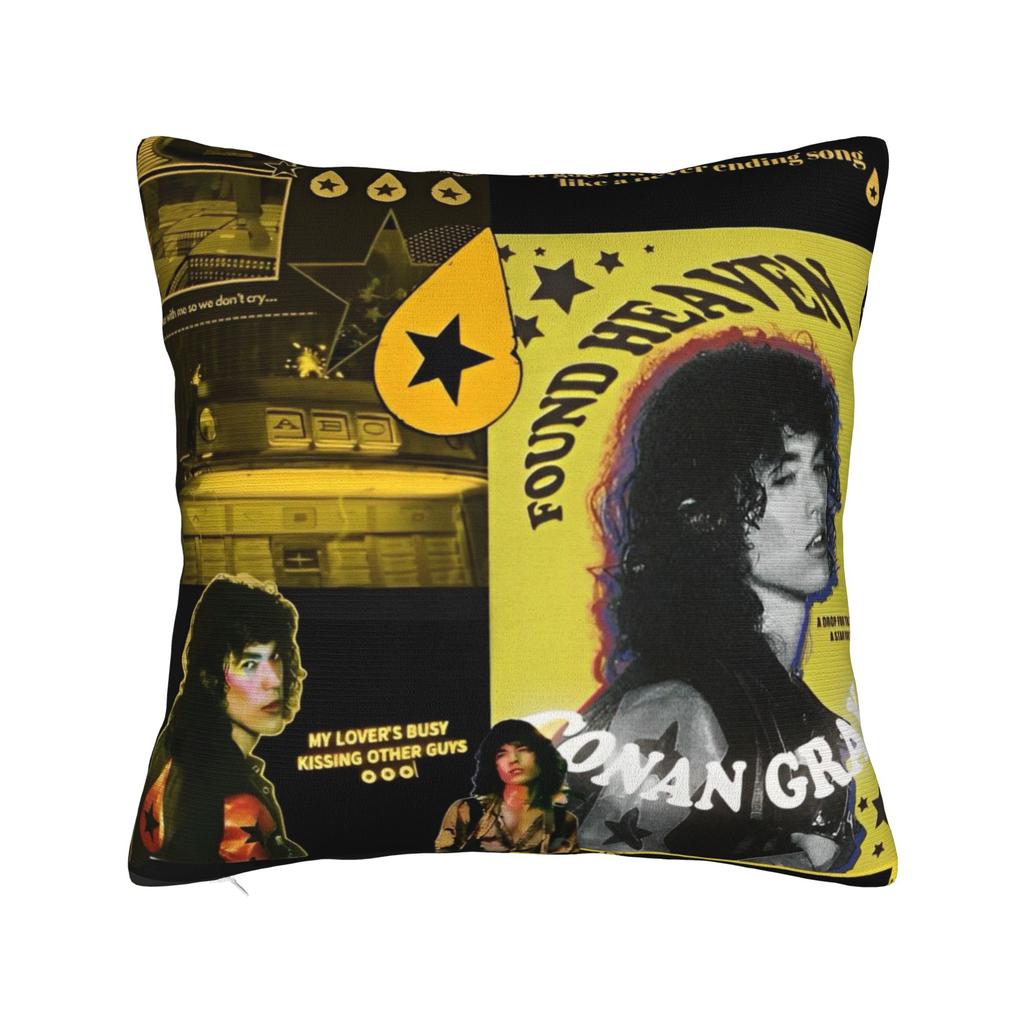 Conan Gray Album    Wishbone Square Pillow Covers Polyester Home  Cushion Case Funny Decorative Throw Pillow Case 4545