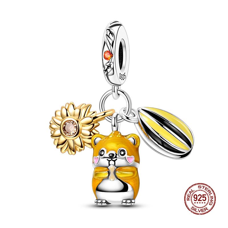 New In Fashion Copper Balloons And House Charm Beads Fit 3Mm Original Bracelet Necklace Womens Diy Jewelry Gift Making