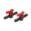 1 Pcs Valve With Double Barb Irrigation Water Flow Control Hose Connection Size 13mm Used To Homebrew Drip Irrigation System