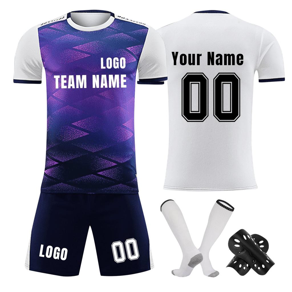 Комплект персонализированных рубашек для мужчин и девочек с именем и номером, футбольные майки на заказ для мальчиков, тренировочный костюм