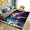 3D Dream Natural Tornado Cloud Area Rug,Carpet Rug for Living Bedroom Sofa Doormat Decoration,Children Play Non-slip Floor Mat