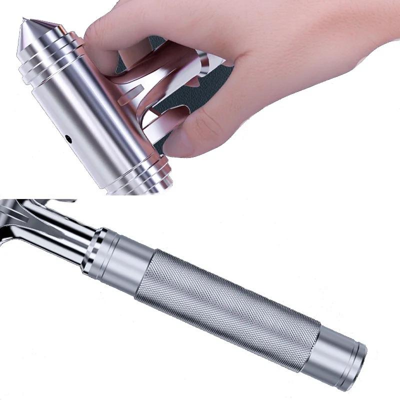 Автомобильный молоток безопасности, Разбиватель лобового стекла автомобиля, Аварийный молоток с резаком для ремня безопасности, Используется для спасения в автомобиле