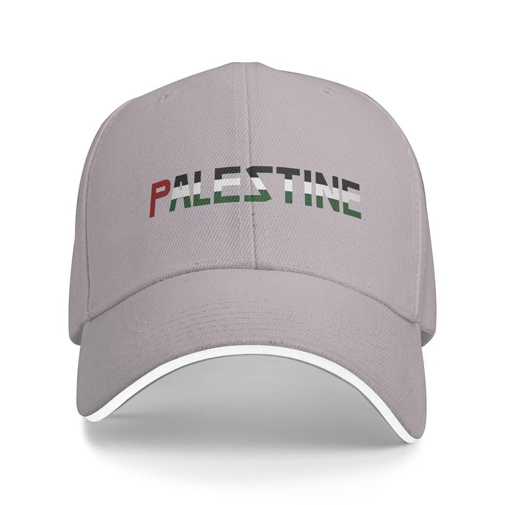 Summer Casual Baseball Cap Palestine Map Grunge Kpop Rock Hip Hop Hats For UnisexTeens Adjustable DIY Print Baseball Caps