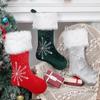 Hanging Christmas Stocking Large Size Xmas Gift Bag Candy Bag Christmas Gift Socks  Christmas Decor