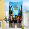 Полотенце для пляжа Lego Bricks Супермягкое Впитывающее Удобное Легкое