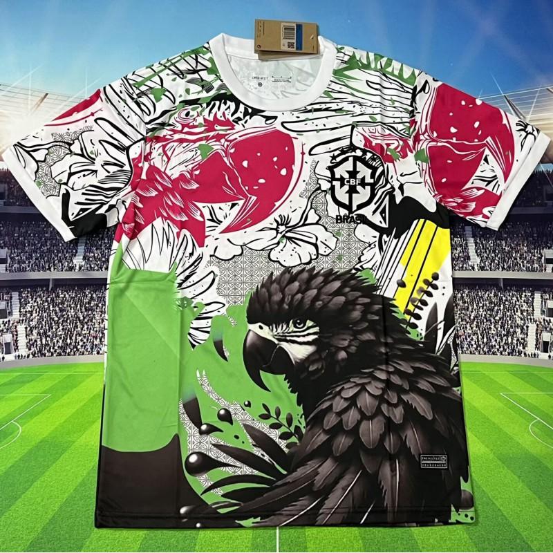 Five Star Brazil Home Away 980204 Retro Jersey National Team Fan Edition Thai Football