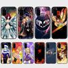 Чехол DT15 Fairy Tail для Xiaomi Poco X6 X4 M5 M6 F5 F6 C65 C55 C50 C51 C40 Redmi Note 7 8 14C A3X 13C 12C 11 10A 9C Pro черный мягкий чехол