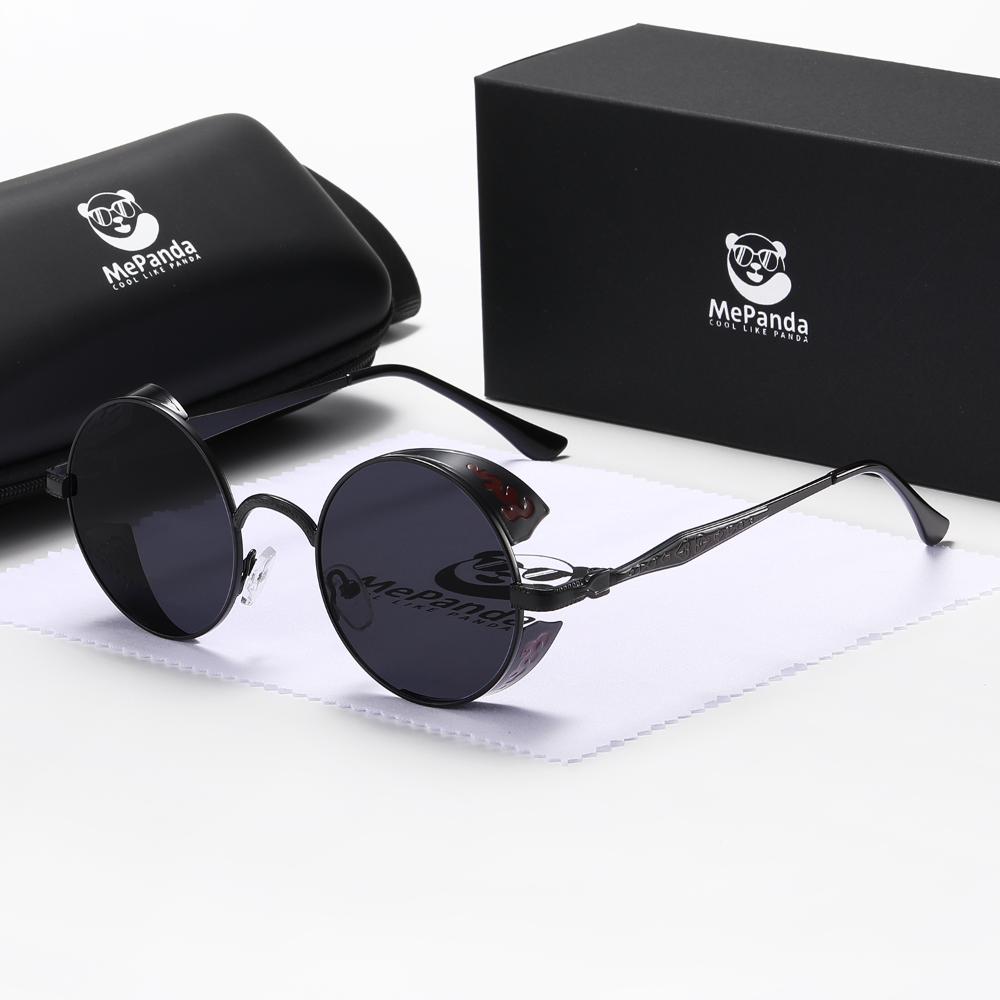 MePanda Unisex Round Dot Paint Vapor Punk Retro UV Resistant sunglasses,UV400