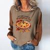 Женская футболка на День Благодарения, модные праздничные футболки, топы в стиле Харадзюку для дам, осенний свитшот большого размера с круглым вырезом, повседневная уличная одежда