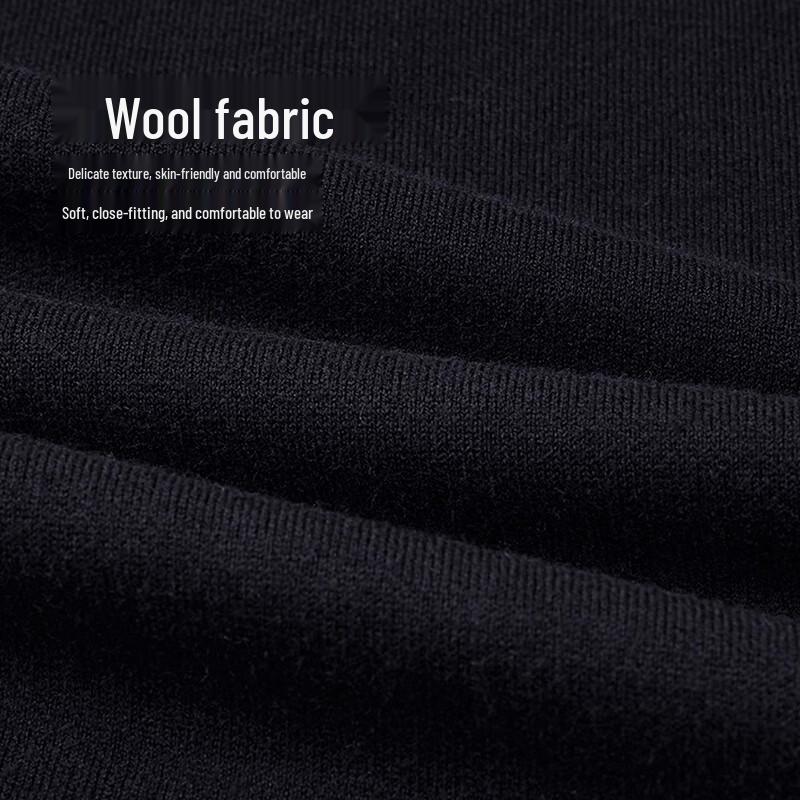 HLA Men's Business Casual Chic Ageless Long-Sleeve Knit Sweater