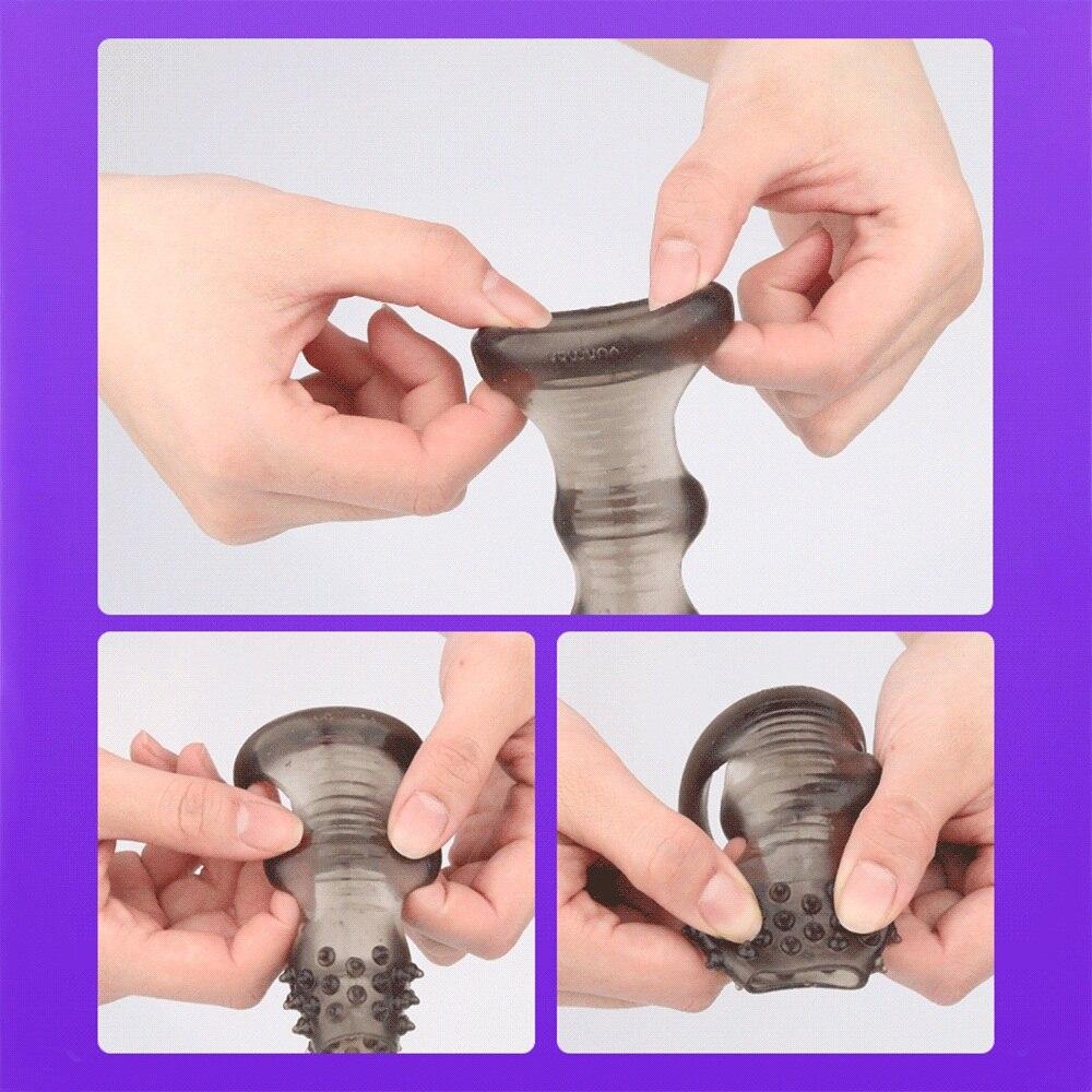 Многоразовое кольцо для пениса для взрослых, задержка эякуляции, точка G, секс-игрушка без вибратора, мужской пояс верности, анальная пробка для пениса, секс-шоп