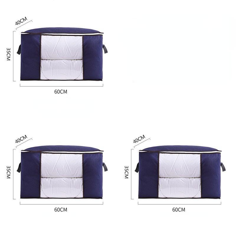 Складная сумка для домашнего хранения 1/2/3/4/4 шт., новая водонепроницаемая ткань Оксфорд, постельное белье, подушки, одеяло, сумка для хранения, сумка для хранения одежды, органайзер