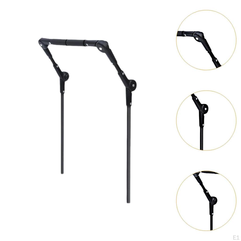 Foldable Wagon Handle Camping Carts Bar Easy To Install Trolley Attachment for