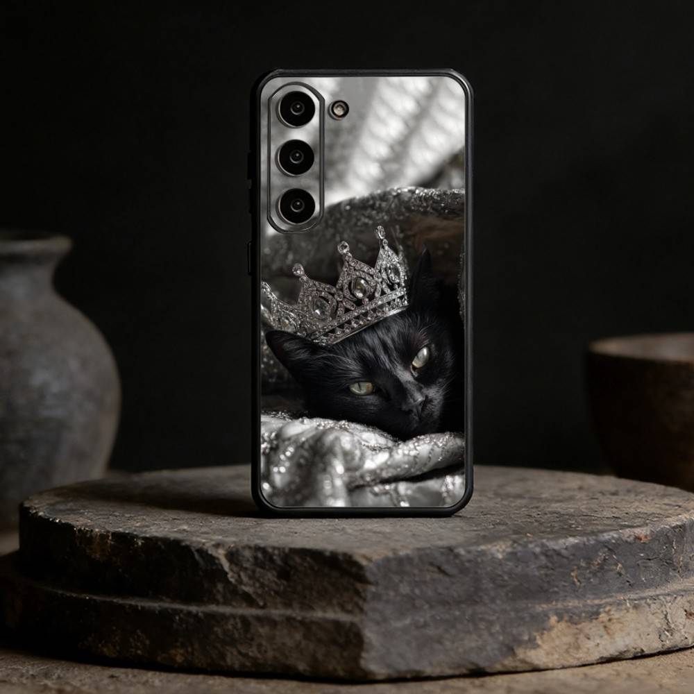 Черный чехол-кошка B-Black C-Cat для Samsung Galaxy A91,80,73,72 ,71,53,52,32 ,31,22,21s,20, Мягкий черный чехол