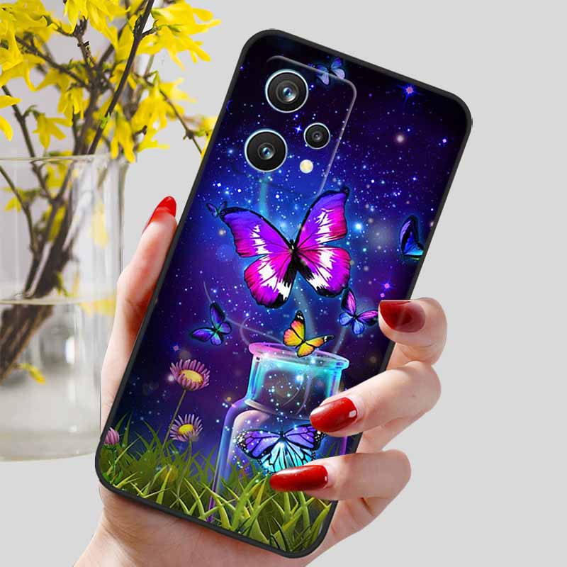 Lovely Beautiful Phone Cases For Realme 9 5G Case Silicone TPU Soft Bumper for Realme 9 Pro+ Plus 5G Realme9 9Pro Protect Capa