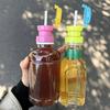 Новая Улучшенная Крышка для Бутылки с Минеральной Водой с Адаптером для Трубочки Противоудушающая Герметичная Для Малышей Детей Портативная Бутылка Аксессуары для Хранения