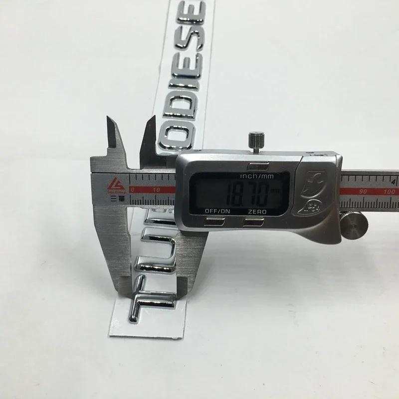 AAYN1 ABS For W463 W140 W124 Turbodiesel lettering emblem mark rear Car trunk turbo diesel logo stickers Accessories