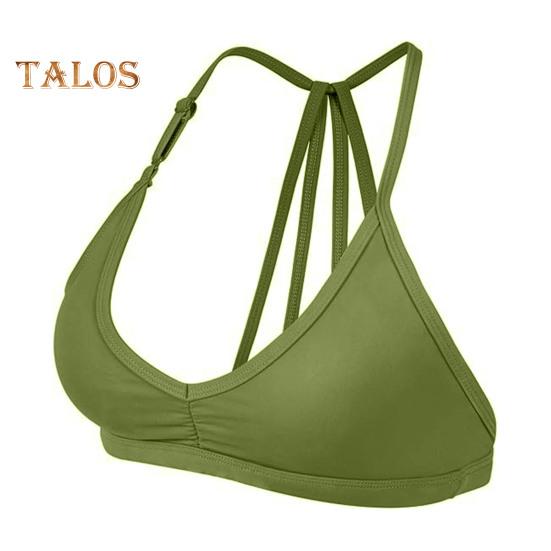 Женский спортивный бюстгальтер со съемными бретельками, беспроводной, с бретельками, спинка-борцовка, лифчик для йоги и фитнеса, быстросохнущий, без косточек, укороченный топ для тренировок в спортзале