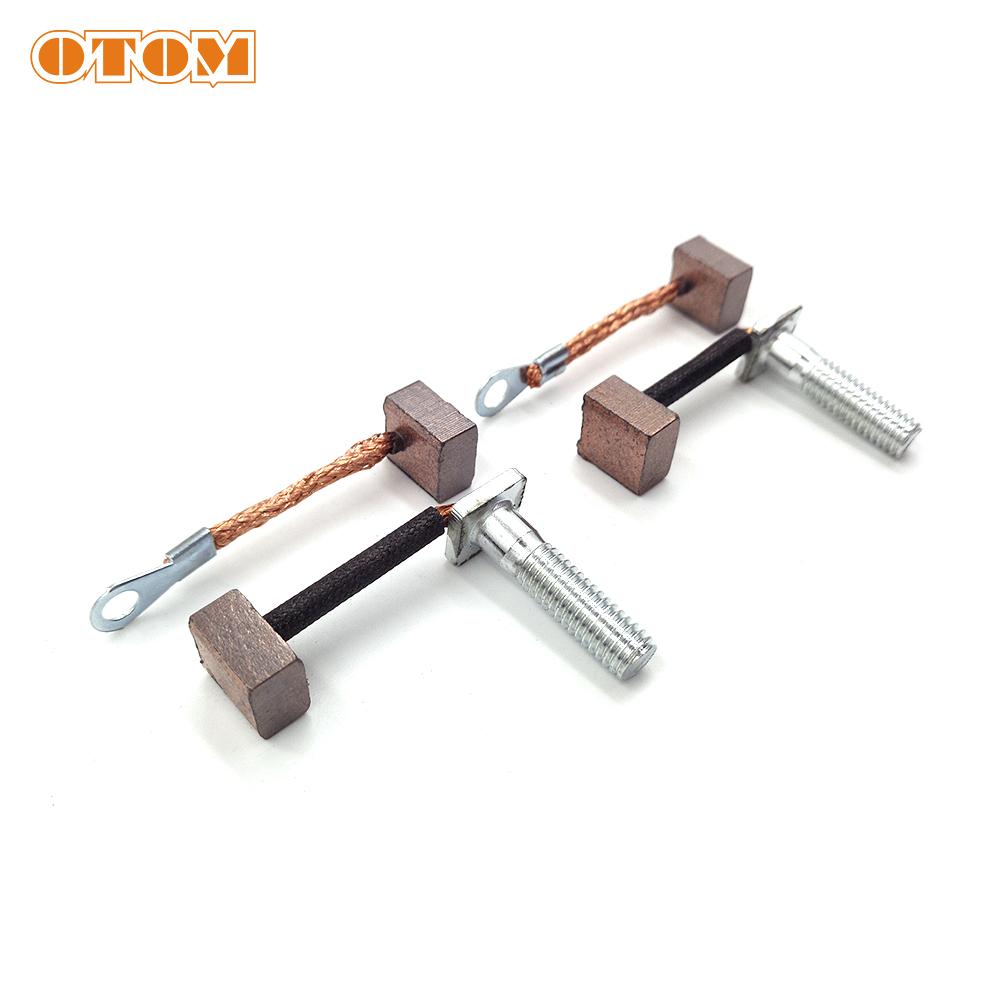2 Set Brush Set For Starter Motor Replace Parts Fit HONDA CRF250X CRF230F CRF450X CRF450L CRF450R CBR TRX Dirt Bike Motorcycle