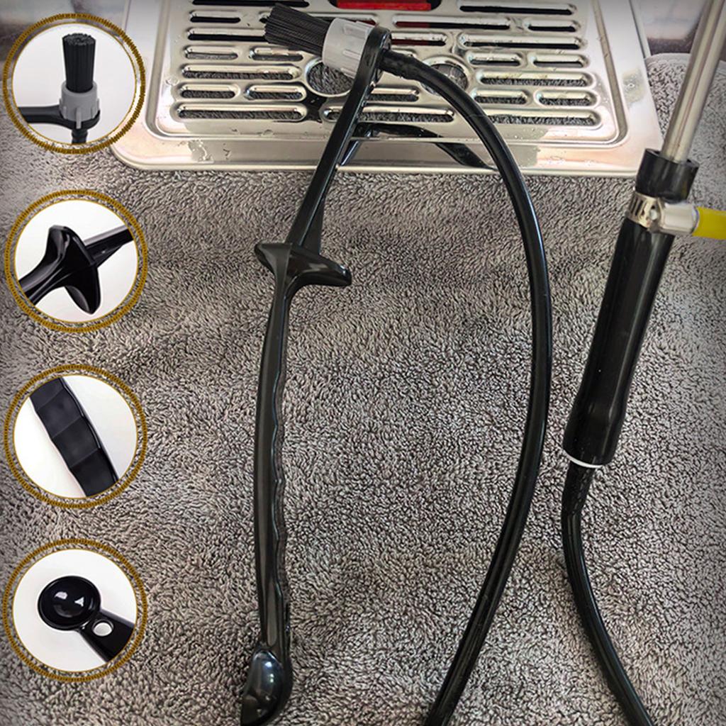 Коммерческая кофемашина Съемная чистящая щетка с термостойким силиконом для паровой трубки и портафильтра