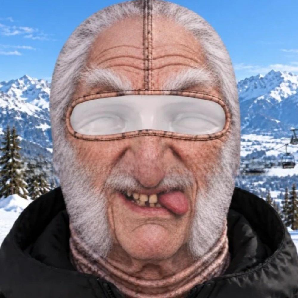 3D Printed Design 3D Printed Balaclava Full Face Coverage Winter Windproof Mask For Skiing