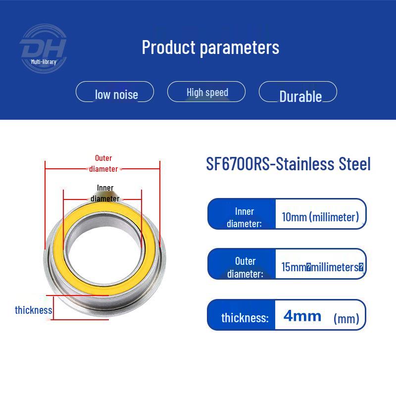 Rust-Proof Stainless Steel Miniature Pulley with Deep Groove Ball Bearing - Anti-Corrosion Gyroscope Ornament Accessory