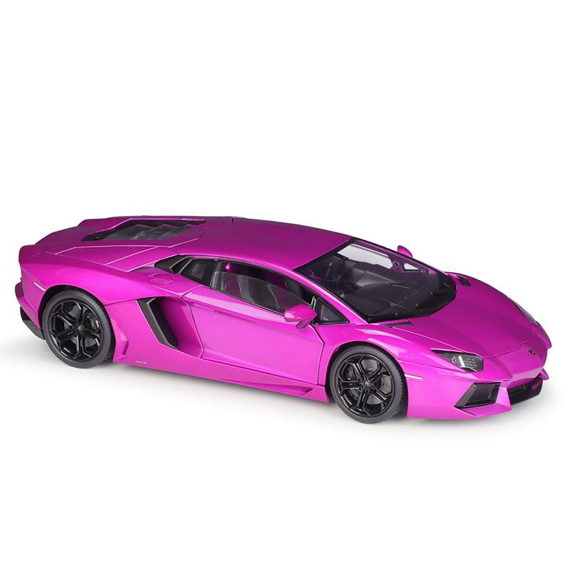 1/18 WELLY Lamborghini Aventador LP700-4 модель автомобиля из сплава, литая под давлением металлическая игрушечная машина, модель автомобиля, коллекция высокой имитации, детские подарки