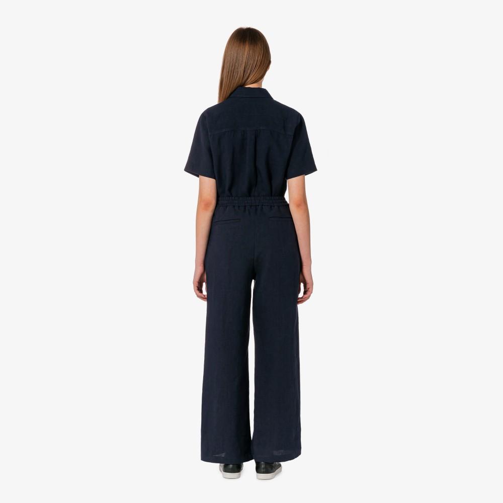 Lacoste Женские льняные широкие брюки на резинке HF611E-56GHDE