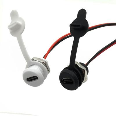 Разъем USB Type-C (мама) 6P с выводами под пайку, порт для зарядки для USB-электробритвы и 2P Быстрая зарядка