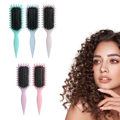 Многофункциональная расческа для вьющихся волос Hot Comb - укладка, массаж и расческа-подушка Красочные распутывающие расчески для вьющихся волос