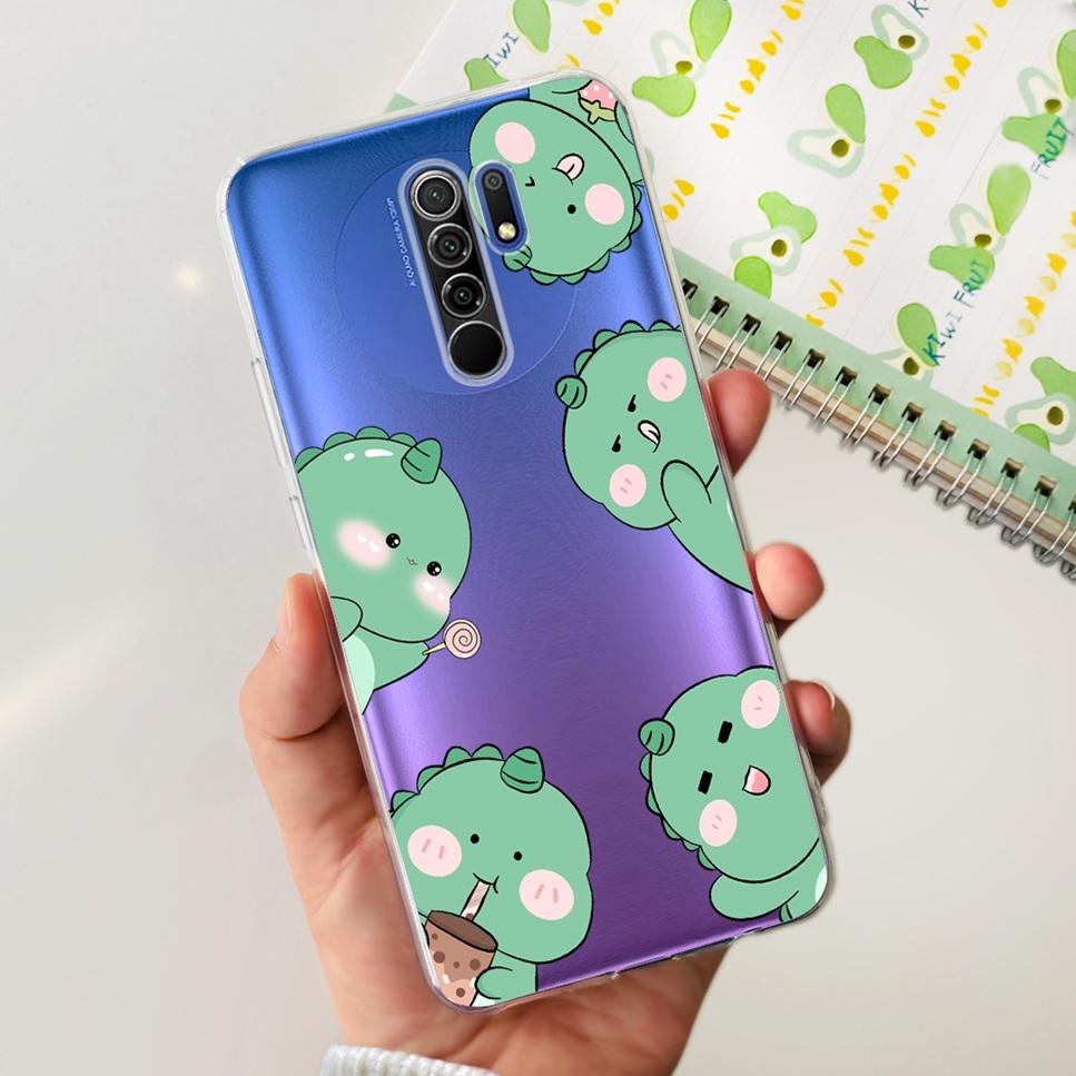 New For Xiaomi Redmi 9 Case Cute Cat Luxury Flower TPU Soft Silicone Clear Cover For Xiaomi Redmi 9 9A 9a 6.53"Bumper Phone Case