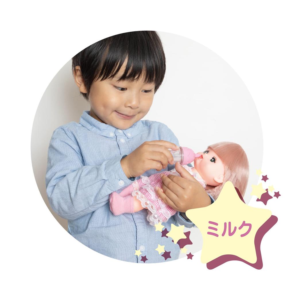 PILOT CORPORATION Mel-chan Doll Set, I Love Caring Mel-chan (2022 Model), Pink