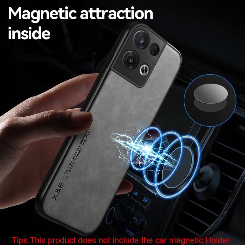 KEYSION Роскошный кожаный чехол для OPPO Reno9 Pro + 8 Pro 5G 8 7 Lite, силиконовый противоударный чехол для задней панели телефона для OPPO Reno7 8 Z 8T 5G