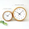 KATOMOKU Muku Clock 13 Oak Wall Clock Continuous Second Hand km-130OARC 220mm (Radio Clock)