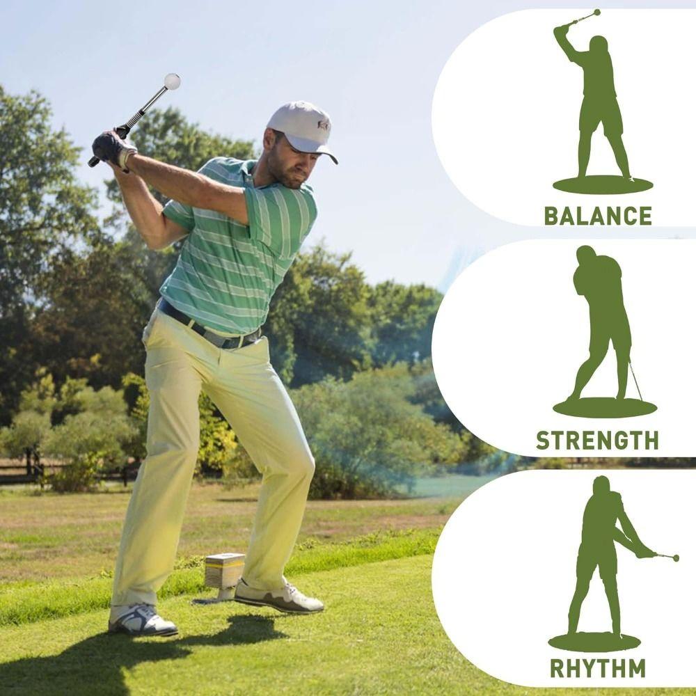 Chipping Hitting Golf Grip Trainer Attachment Swing Correcting Trainer Tool  Warm Up