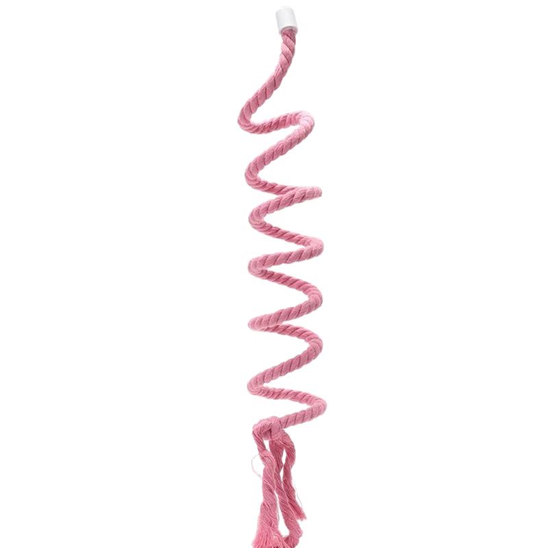 Parrot Cotton Rope Climbing Toy Swing Hoop Perch for Budgie and Cockatiel