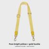 Adjustable 2.5cm Solid Color Canvas Crossbody Bag Strap Replacement