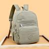 Lightweight Backpack Women Nylon Backpack Solid Color Travel Bag Student Schoolbag