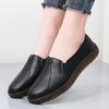 Женские черные мокасины Simple Lady Soft Moccasins Casual Slip on Low Shoes Plus Size