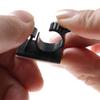 10pcs Plastic Self-adhesive Fastener Sticky Fixer Holder Buckle Line Wire Management Cable Clip