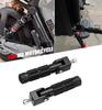 Pair CNC Aluminum M8 Motorcycle Passenger Foot Peg Foldable Rear Pedal Footrest