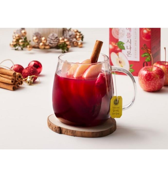 Soonjak Fruit & Herbal Tea Collection – Apple Cinnamon, Cheongyul, Yuzu Blossom (20 Bags Each)