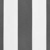 Awning Valance Anthracite and White Striped 3.5 m
