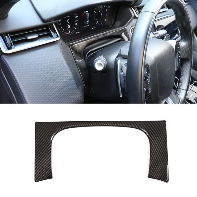 Для Land Rover Range Rover Velar 2017-украшение приборной панели автомобиля, рамка, крышка из АБС-пластика, модификация интерьера из углеродного волокна