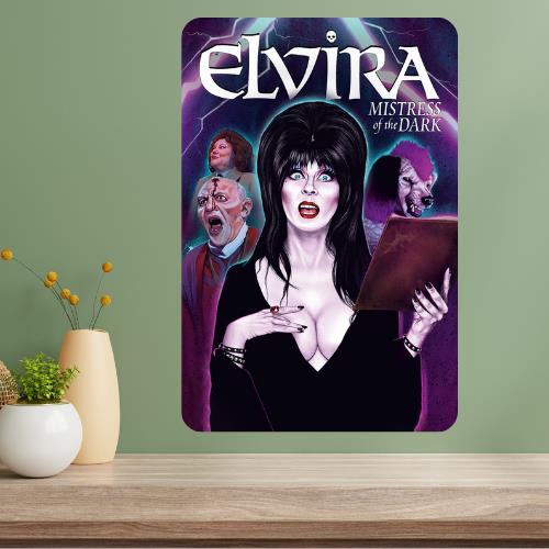 Elvira Mistress of the Dark Classic Movie Metal Poster Sign
